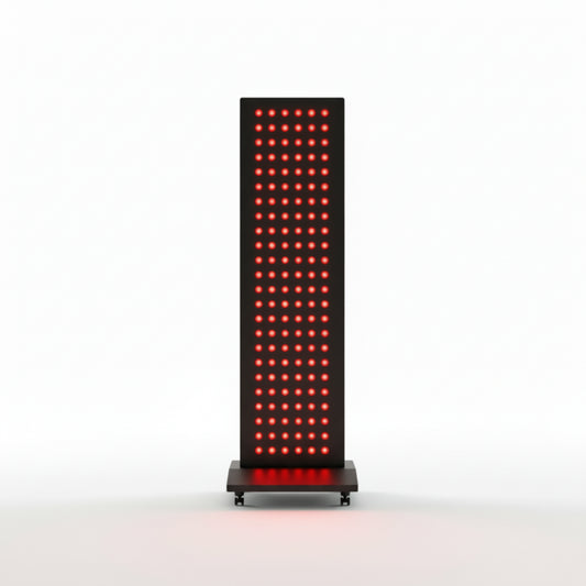 Red Light Therapy Panel Designed for Home Use, 300W Dual Wavelength System, 660nm and 850nm LEDs, Digital Timer