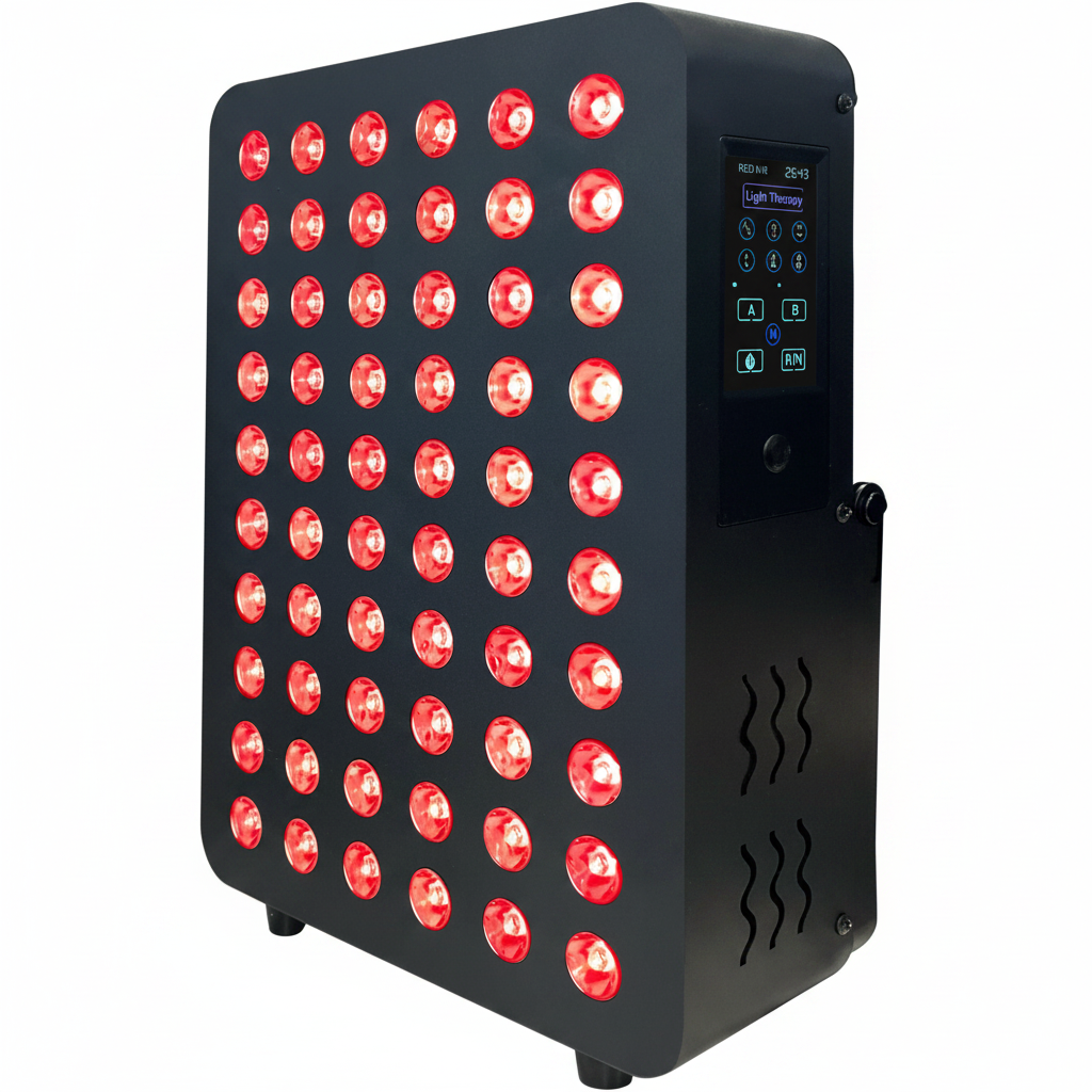 Red Light Therapy Panel, 660Nm Red 850Nm Infrared Light, Dual Chip 60 Leds